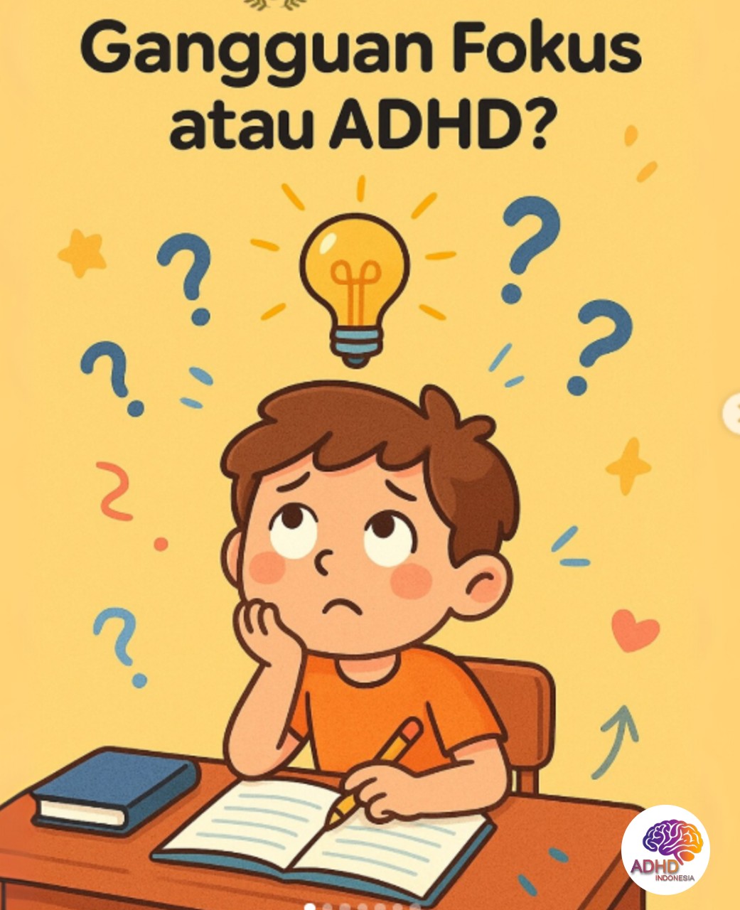 ADHD dan Kesulitan Fokus Anak: Edukasi untuk Keluarga di Kabupaten Sidenreng Rappang