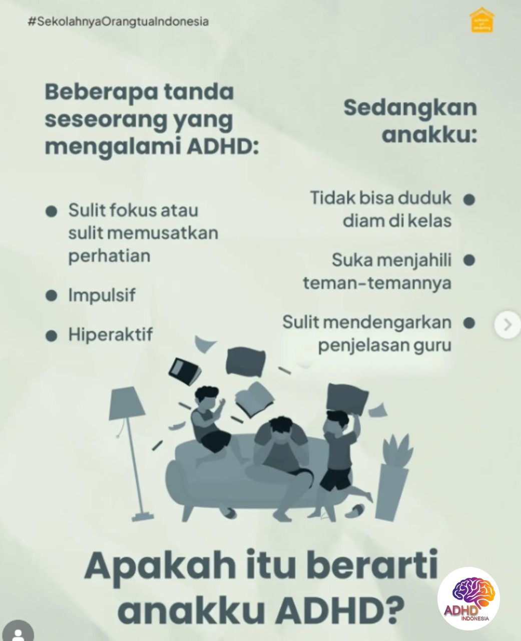 Ciri dan Gejala ADHD pada Anak Usia Dini di Kabupaten Sidenreng Rappang